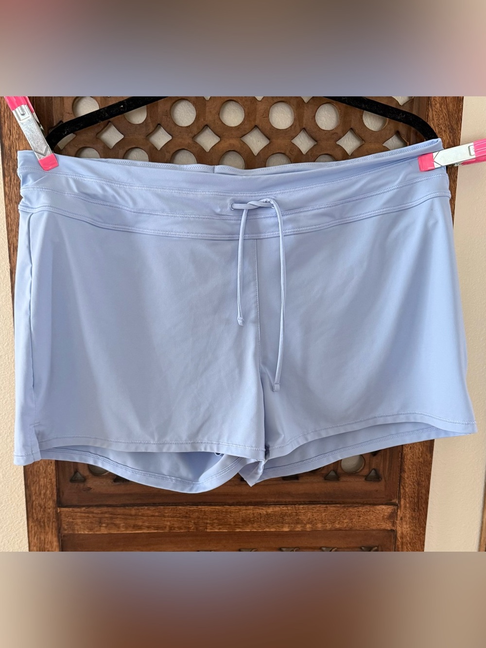 Athleta Light Blue Swim Shorts Shorts Women’s Large L